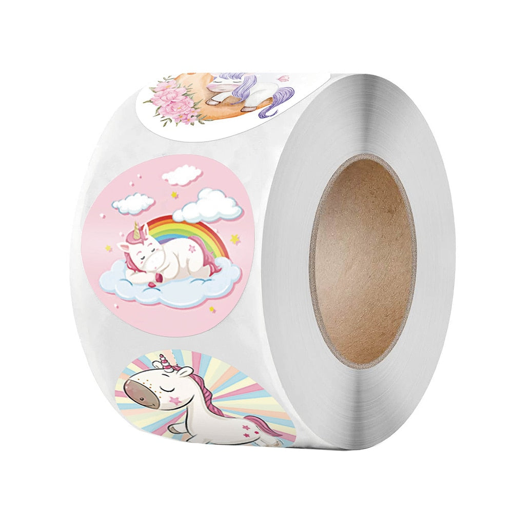 100-500pcs Unicorn Sticker for Kids