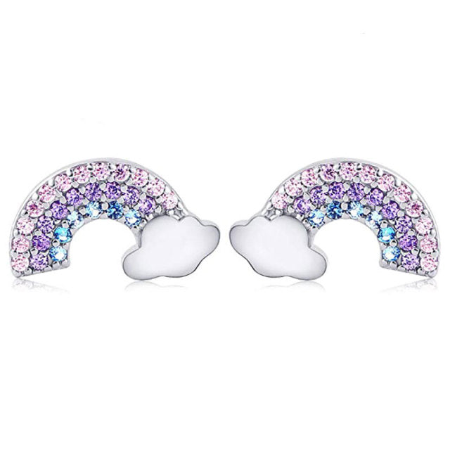 New Cute Unicorn Stud Earrings