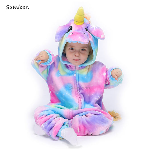 Unicorn Jumpsuits for Girls and Boys Coloured Unicorn