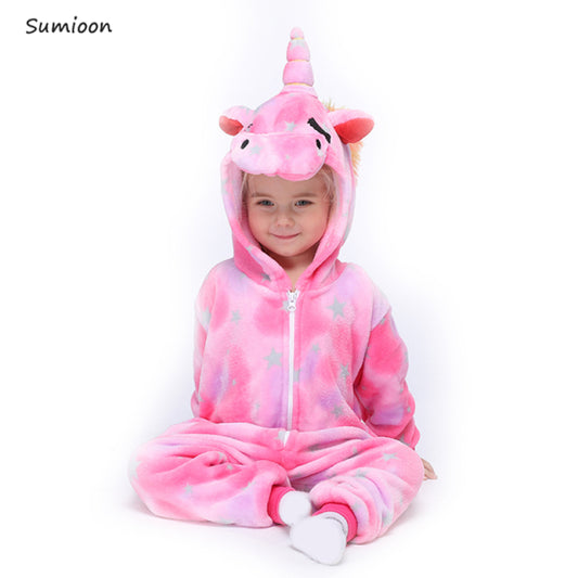 Unicorn Jumpsuits for Girls and Boys Rose Star