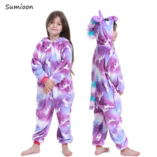 Unicorn Jumpsuits for Girls and Boys Purple Pegasus