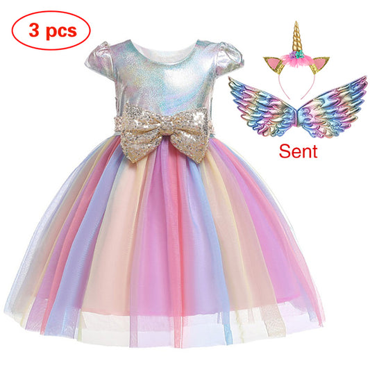 Unicorn Ball Gowns for Princess Birthday Parties