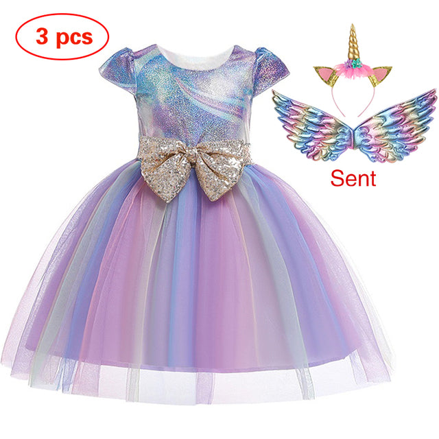 Unicorn Ball Gowns for Princess Birthday Parties