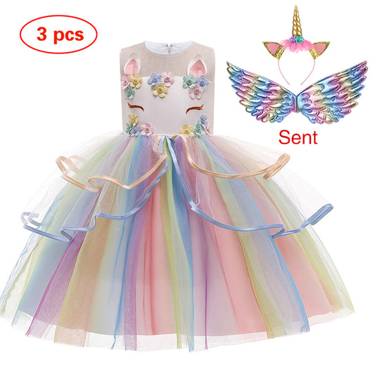 Unicorn Ball Gowns for Princess Birthday Parties