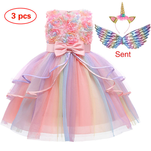 Unicorn Ball Gowns for Princess Birthday Parties