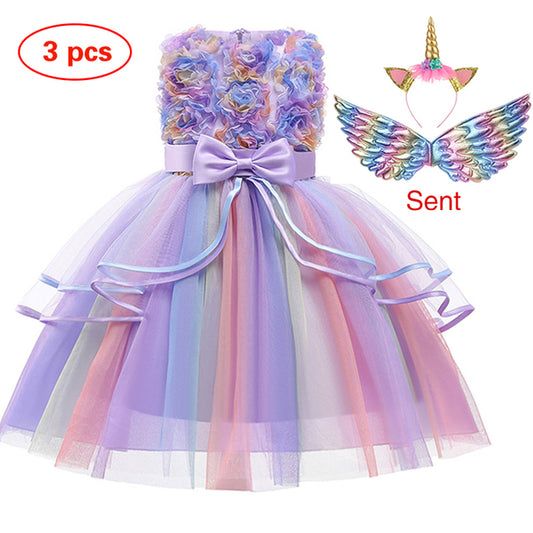 Unicorn Ball Gowns for Princess Birthday Parties