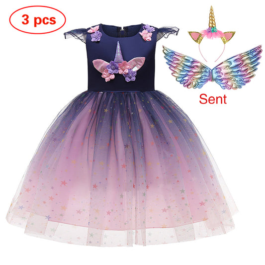 Unicorn Ball Gowns for Princess Birthday Parties