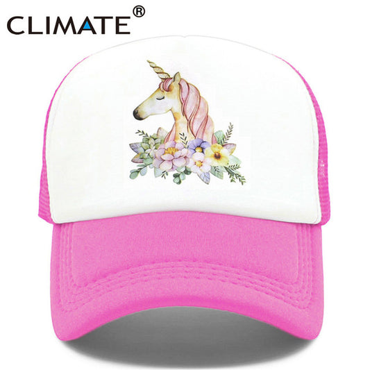 Unicorn Baseball Cap for Kids and Adults Rose